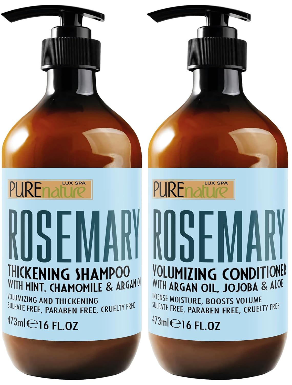 Tea Tree Oil Shampoo & Conditioner Set - Sulfate & Paraben Free | Anti-Dandruff Treatment for Oily Hair & Itchy Scalp