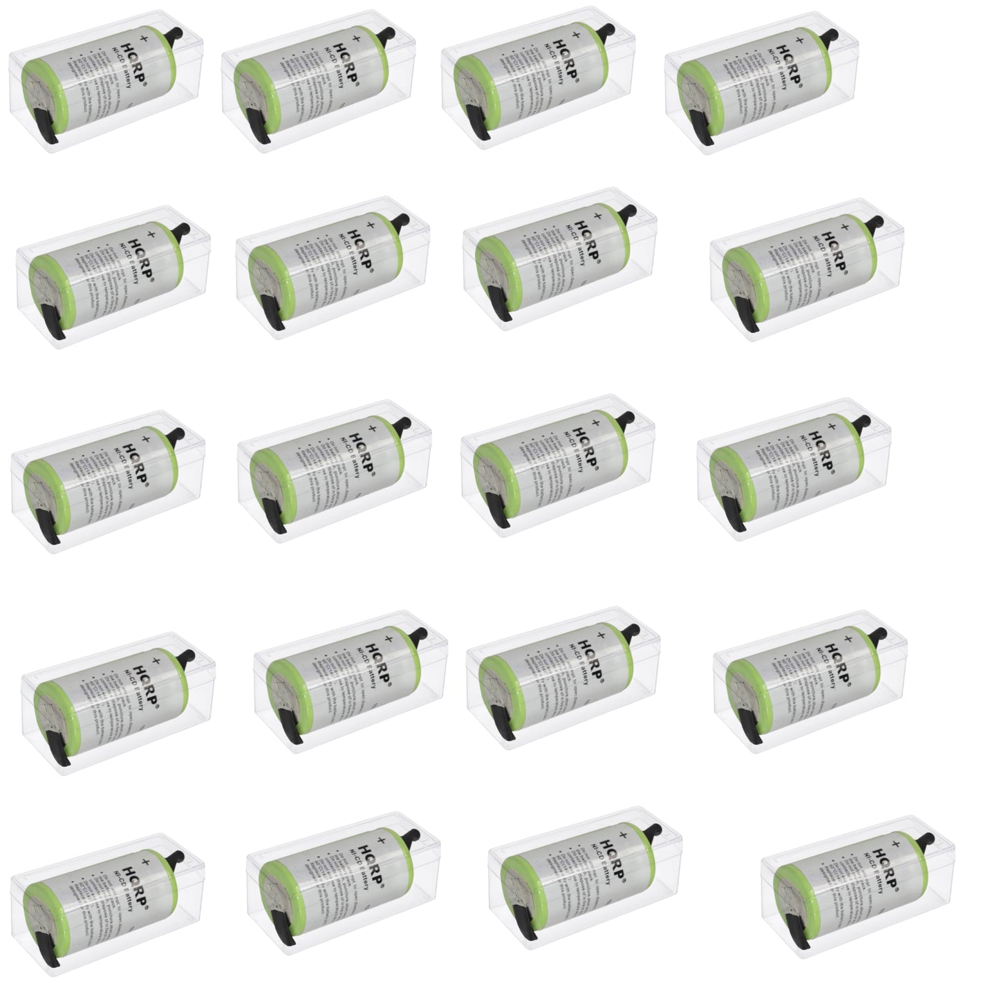 HQRP 20-Pack Battery Compatible with Wahl 00745-302 745-302 9877 9879 8900 8061 7070 7353 7045 7030 7037 7355 5-Star Shaver Trimmer