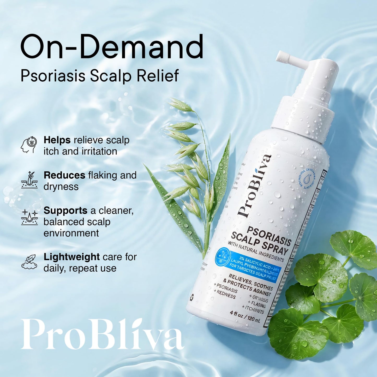 ProBliva Psoriasis Scalp Care System