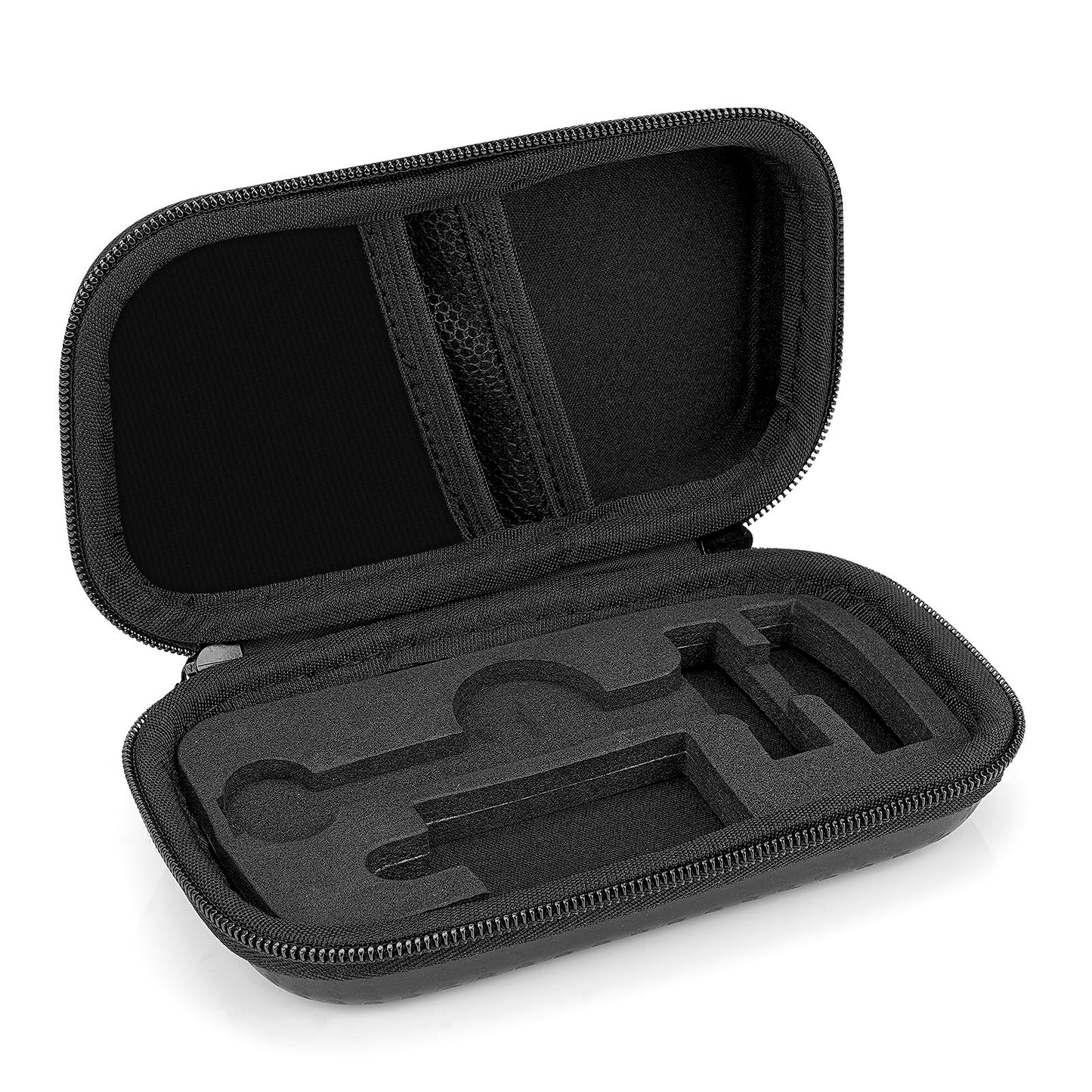 Linkidea Hard Shell Travel Case with Shaving Kit Storage for Short/Long Handled Razor Blades and Attachments - Compatible with Double Edge Safety Razors