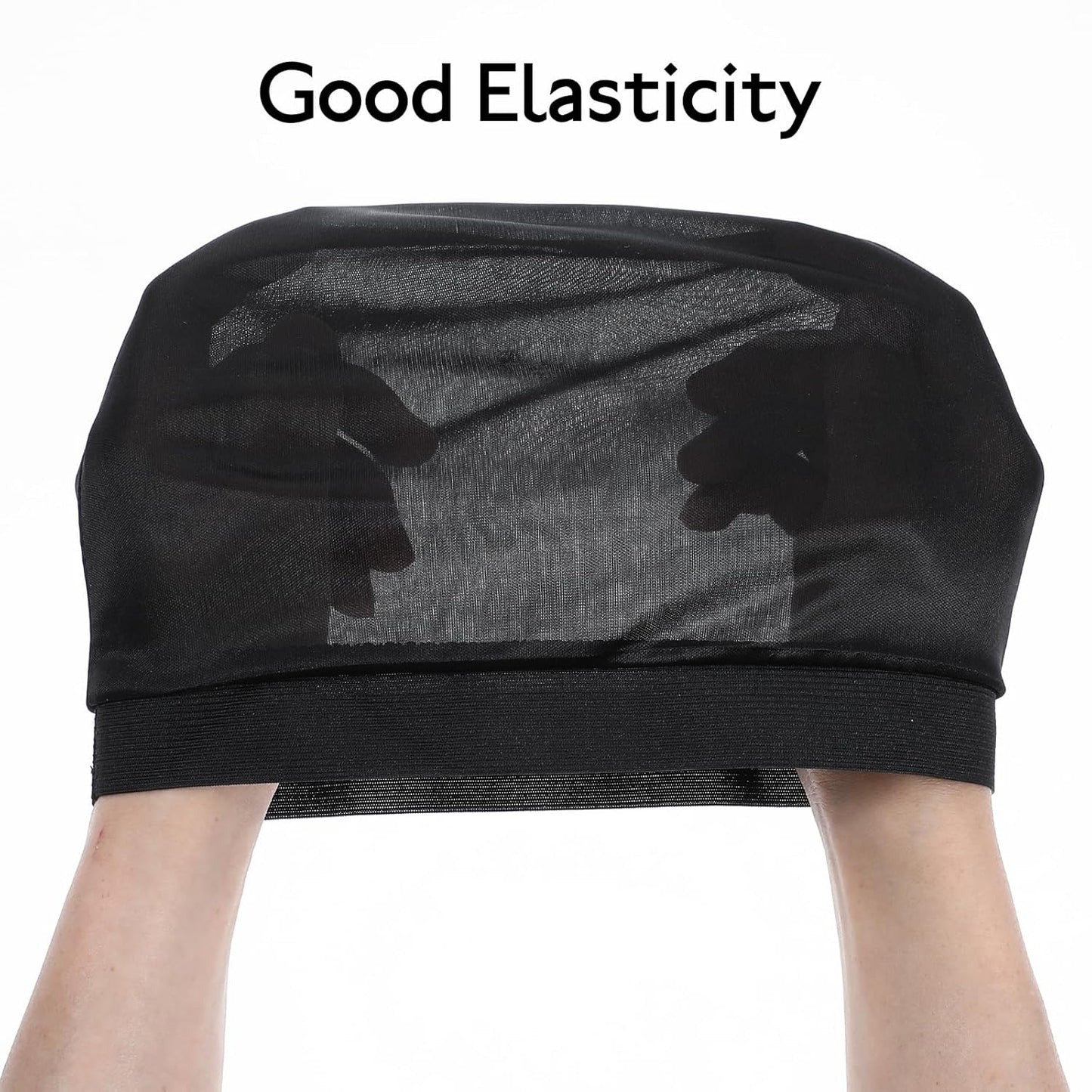Silky Satin Wave Caps - 3 Pcs Soft Breathable Hair Wraps | Unisex Shower Bonnet for Sleep & Style