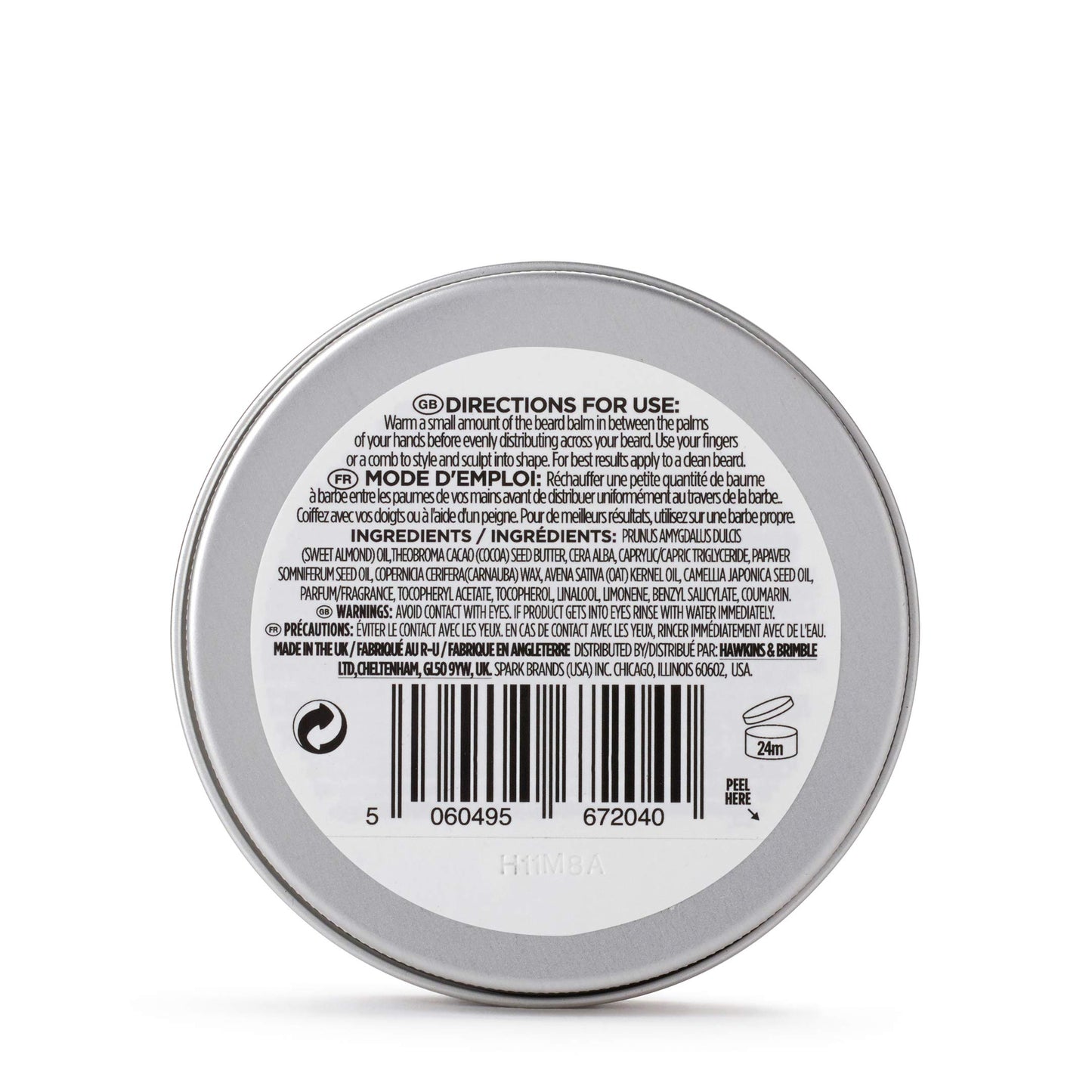 Hawkins & Brimble Beard Balm 50g - Conditioning & Styling Balm for Softening, Smoothing and Supporting Beard Growth with Elemi and Ginseng in the Signature Scent