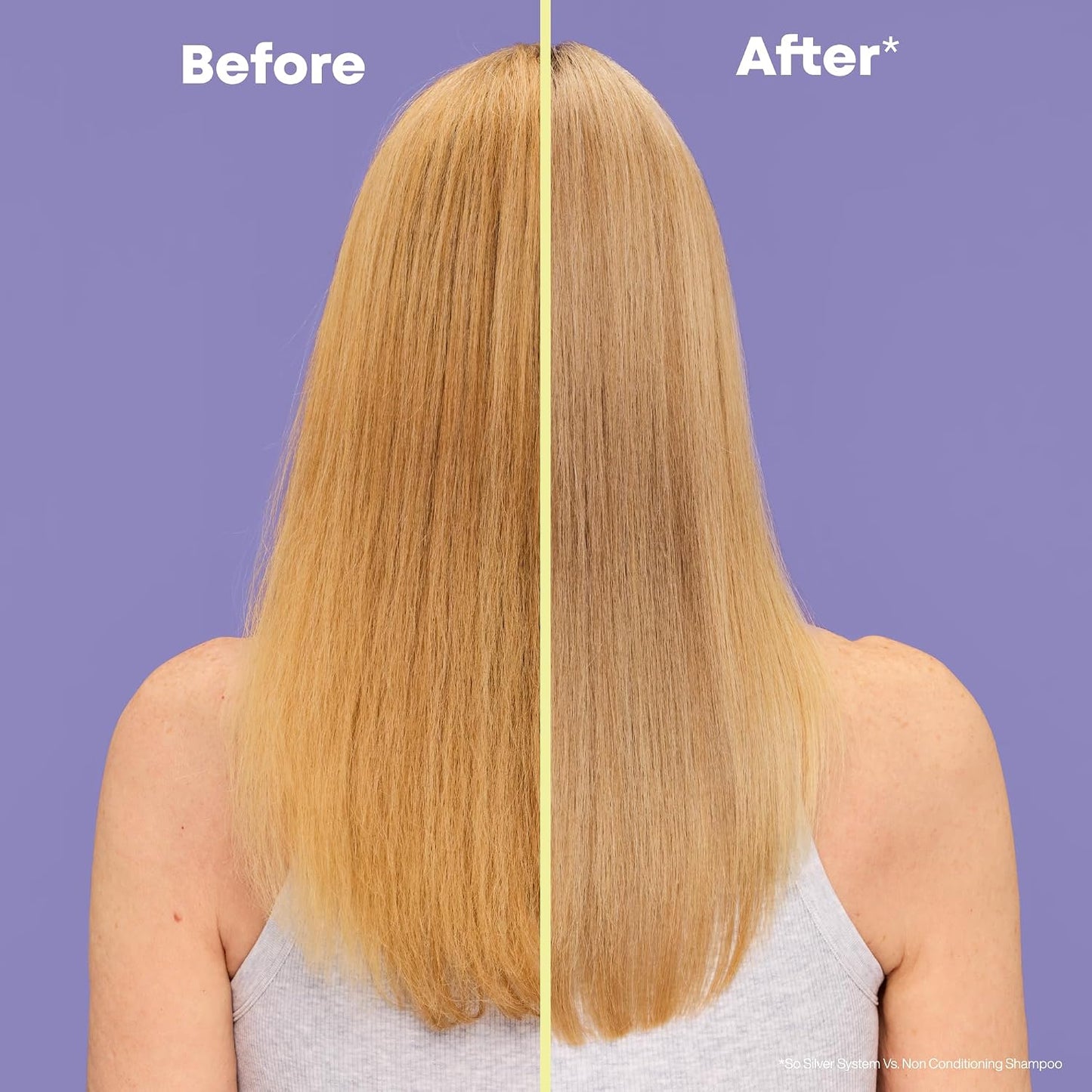 So Silver Purple Shampoo - Neutralizes Yellow Tones, Brightens & Tones | For Blonde, Grey & Platinum Hair