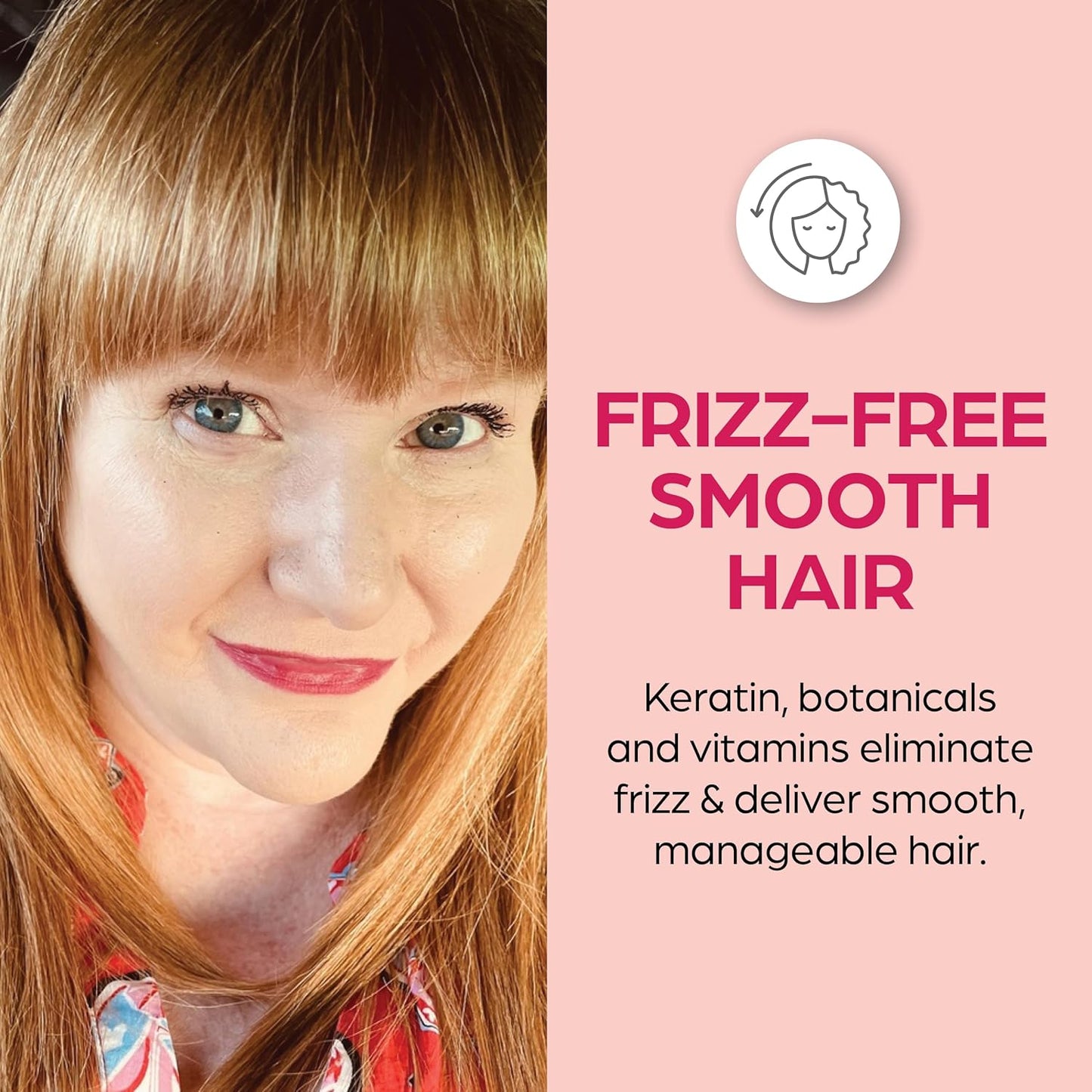 Keratin Hair Treatment - Frizz Control & Smoothing Cream | 4 oz, Formaldehyde Free for Curly & Damaged Hair
