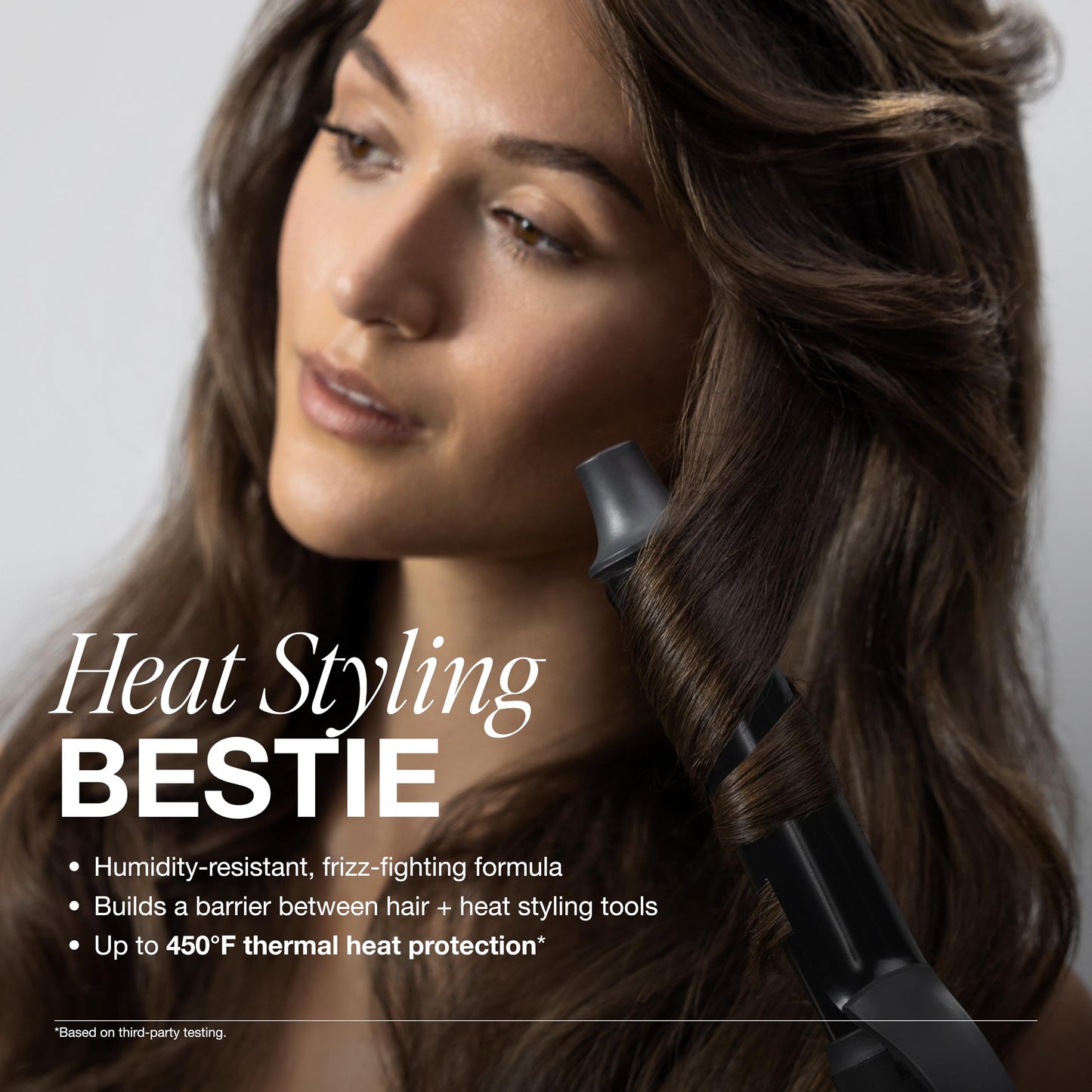 Paul Mitchell Hot Off The Press Heat Protectant, Humidity Resistance, Flexible Hold + Natural Finish, For All Hair Types, 6 oz