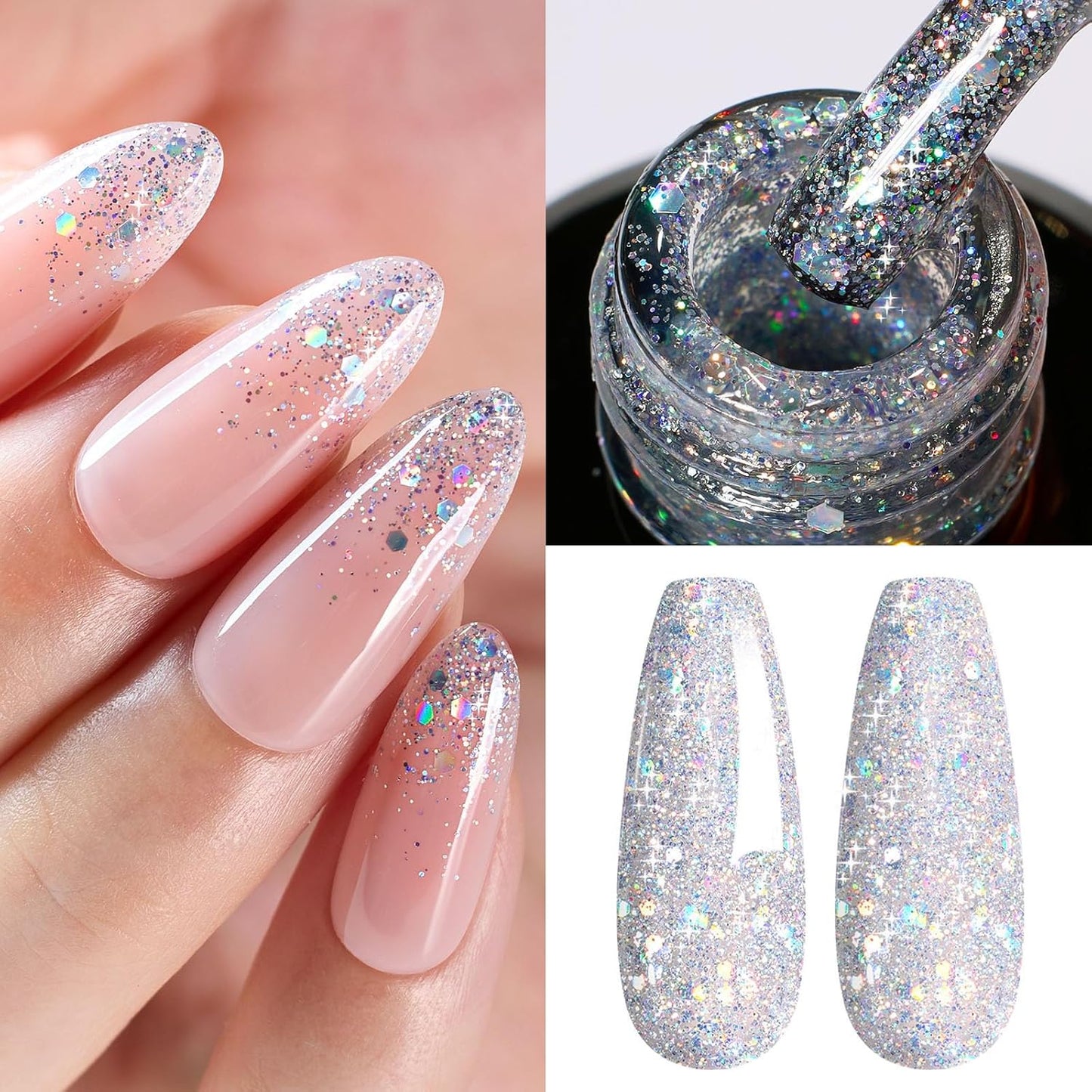 Beetles Purple Gel Polish - Lilac Light Purple Nail Color | 15ml Soak Off UV LED Gel for Summer Manicure