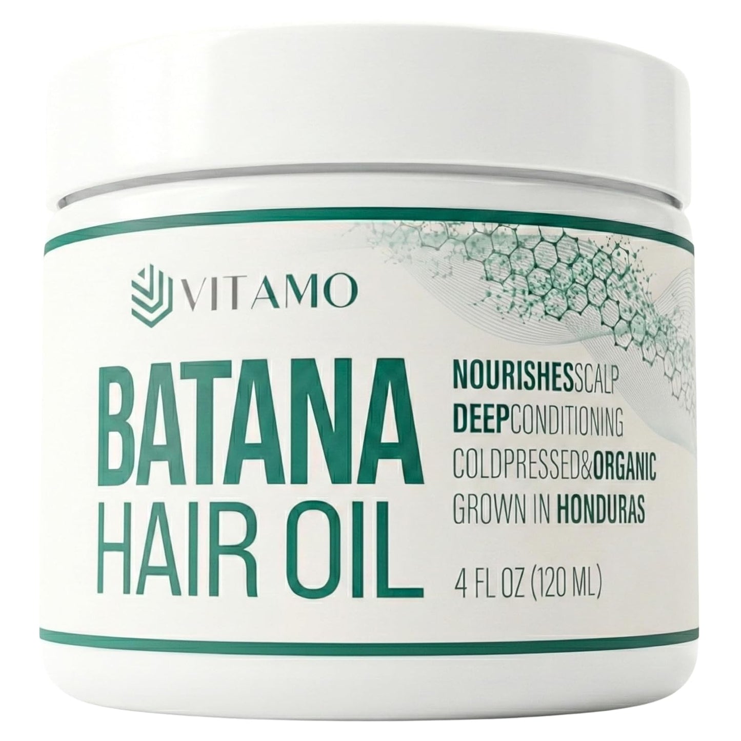 Vitamo Organic Batana Hair Growth Oil - Cold Pressed Elaeis Oleifera | Scalp & Hair Shine Treatment for Men & Women