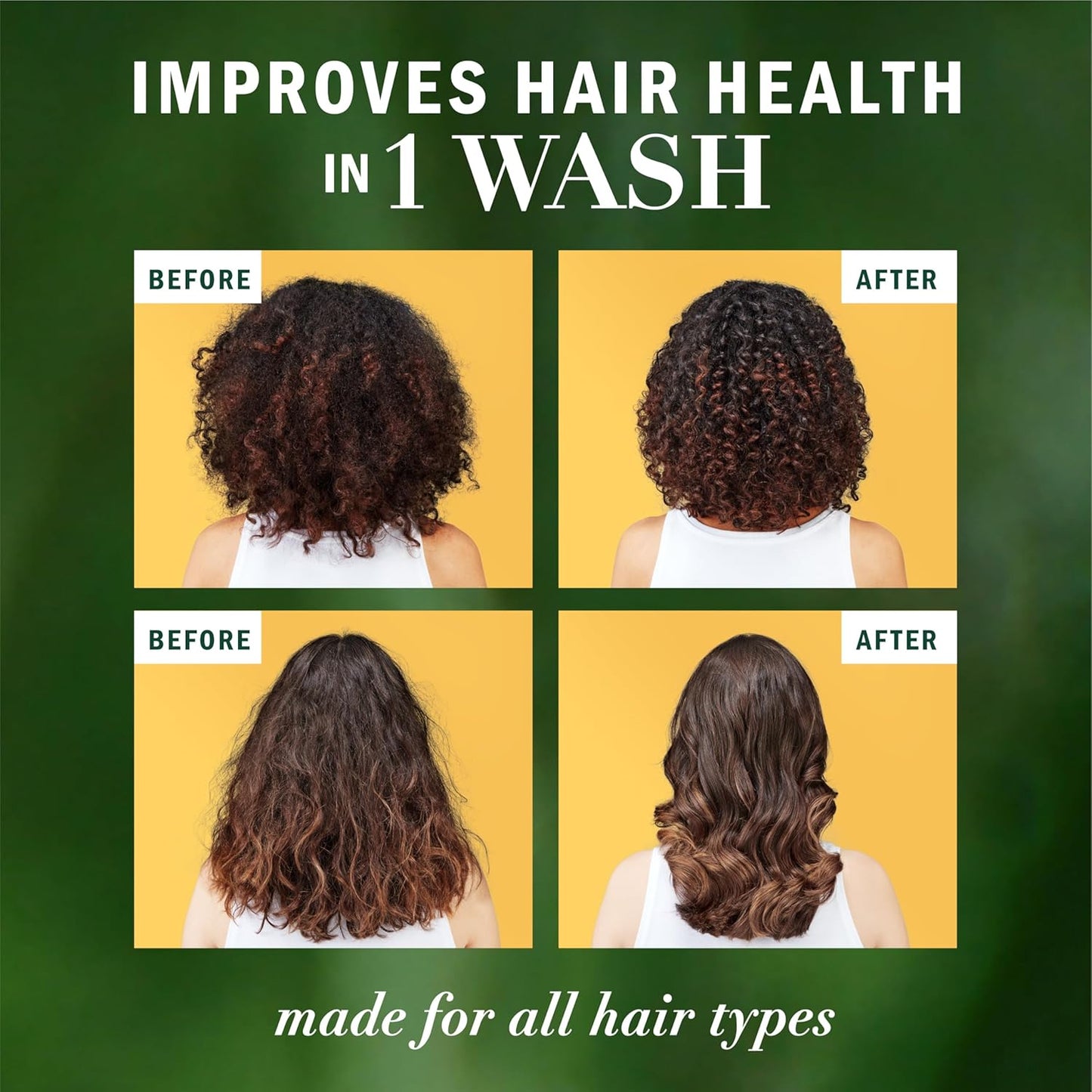Herbal Essences Sulfate Free Shampoo - Daily Moisture & Nourishment with Honey, Aloe Vera & Camellia Oil | 33.8oz