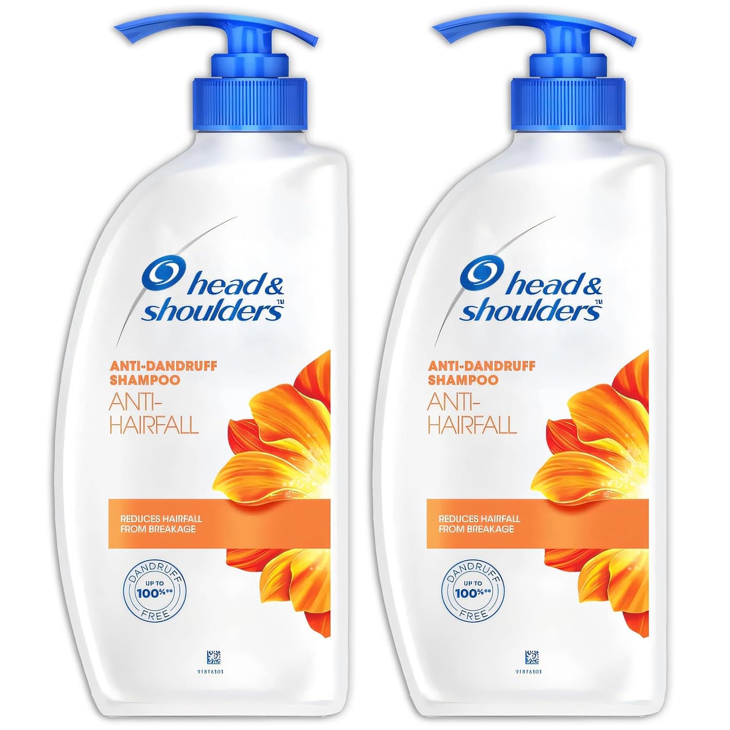 Head & Shoulders Anti Hair Fall Shampoo - Dandruff Relief & Scalp Repair | 22 oz Pump Bottles (2-Pack)