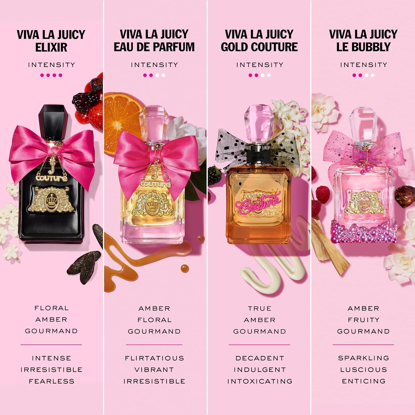 Juicy Couture Viva La Juicy Elixir Eau de Parfum - Long-Lasting Floral Amber Women's Perfume | 3.4 fl oz