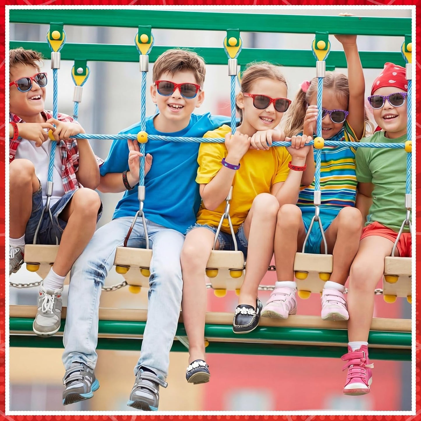 Spider Web Sunglasses - 24 Pcs Silicone Wristbands for Spider Birthday Party | Black, Red, Blue