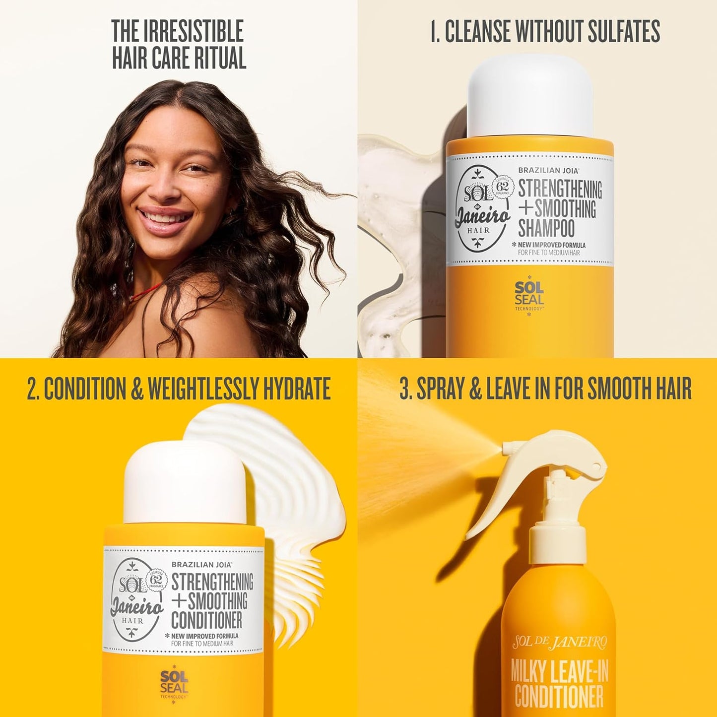 Brazilian Joia Damage Repairing Shampoo & Conditioner Set - Nourishing Formula for Healthy Hair