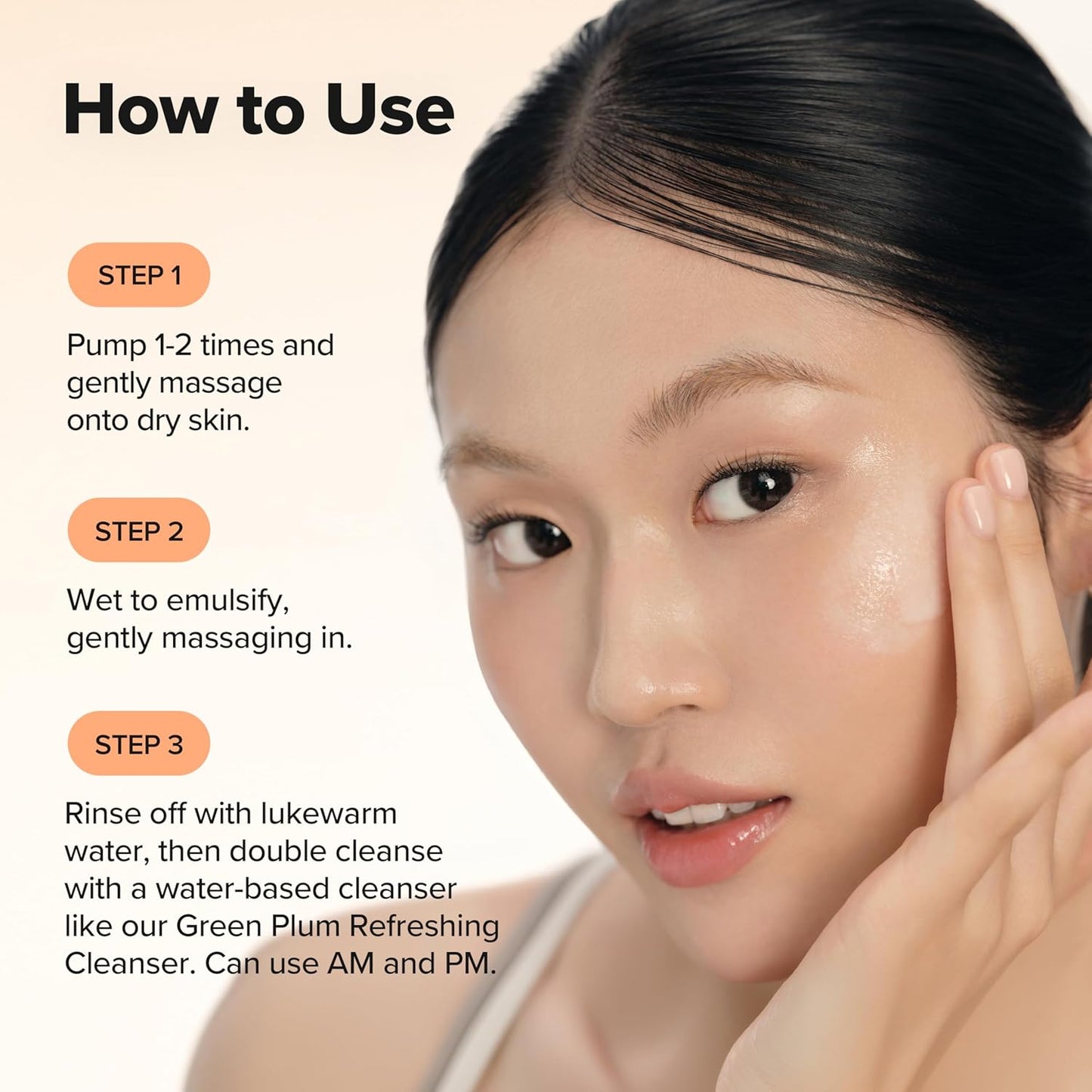 Ginseng Cleansing Oil - Waterproof Makeup Remover for Sensitive, Acne-Prone Skin | 210ml / 7.1 fl. oz - Korean Skincare