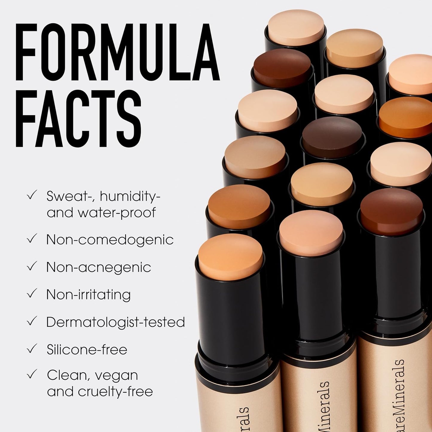bareMinerals Complexion Rescue Skin Tint Stick - Lightweight Hydrating Coverage, 24HR Moisture | Vegan & Cruelty-Free