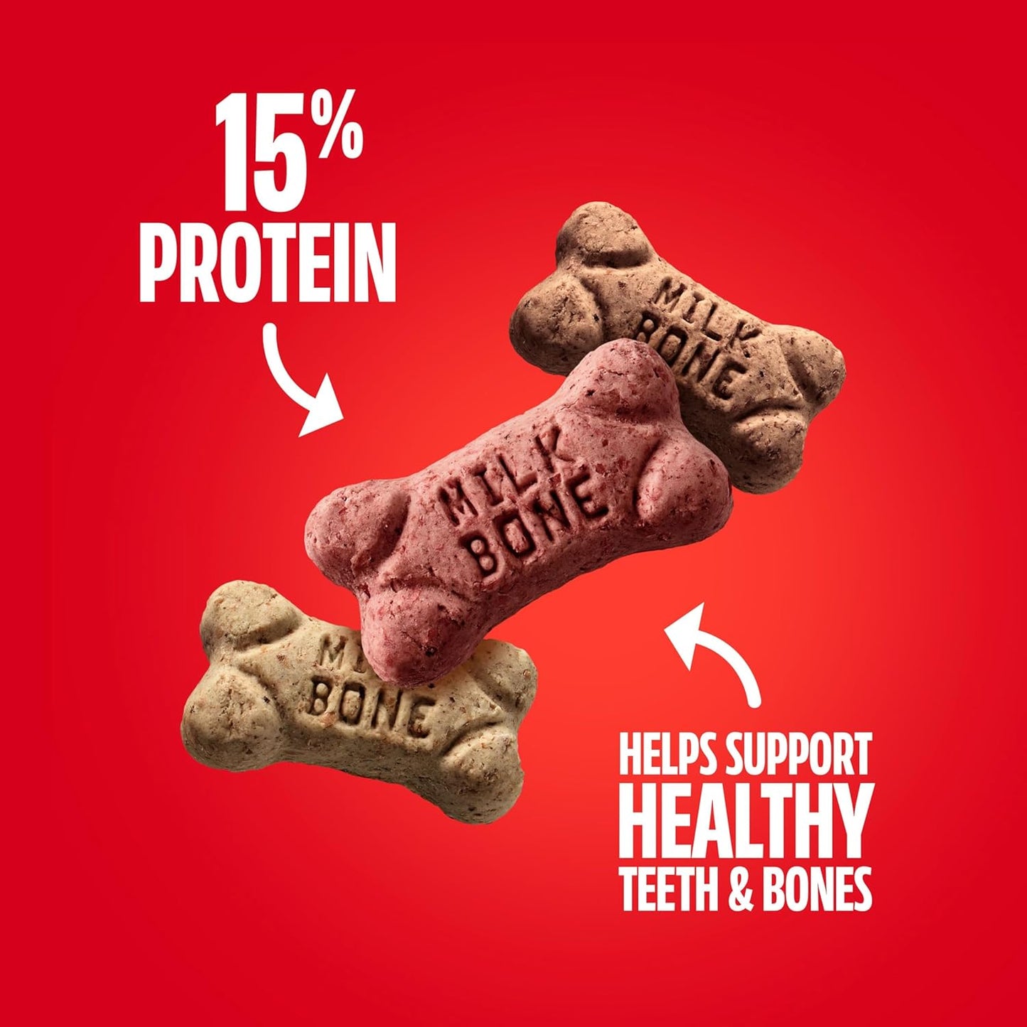 Milk-Bone Mini Dog Biscuits - Flavorful Crunchy Treats for Dogs | 36 Oz Canister