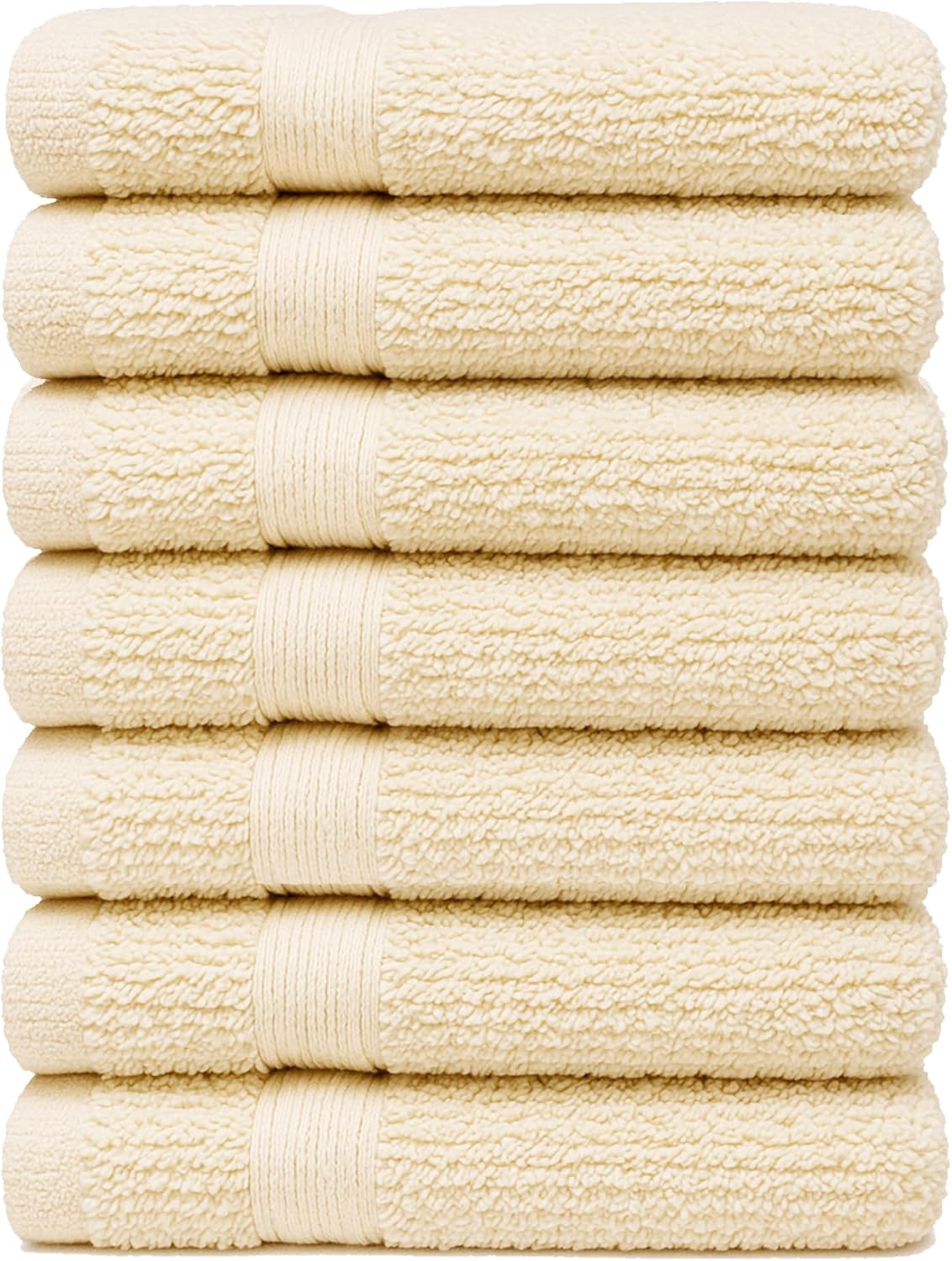 Luxury Cotton Washcloths - Ultra Soft & Super Absorbent Terry Towels | 12x12 MultiPack in China Blue