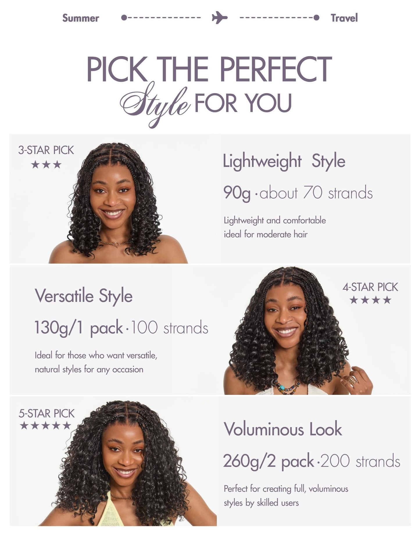 LUVME Deep Wave Crochet Hair for Black Women, 16 Inch 130g About 100 Strands, Pre-Separated & Pre-Fluffed Human Crochet Hair Extensions, Soft Natural Look, Lightweight & Tangle-Free