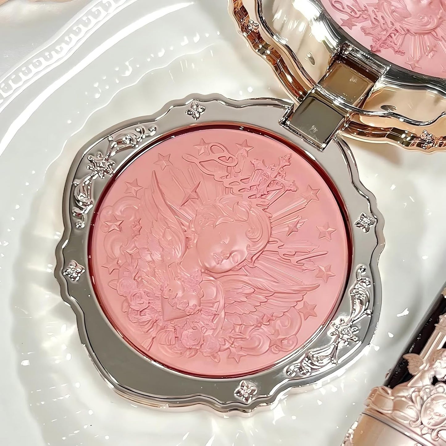 Little Angel Cream Blush - Warm Pink Hydrating Blush for Cheeks | Buildable, Blendable Dewy Makeup, 0.21 Oz