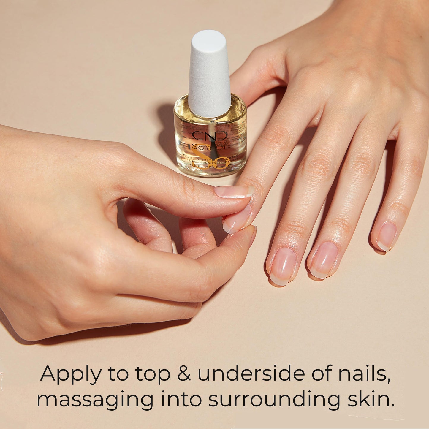 CND Cuticle Couple, SolarOil + Cuticle Eraser, Natural Blend Oils, Moisturizes and Conditions Skin, Gentle Exfoliator, 0.5 fl oz.