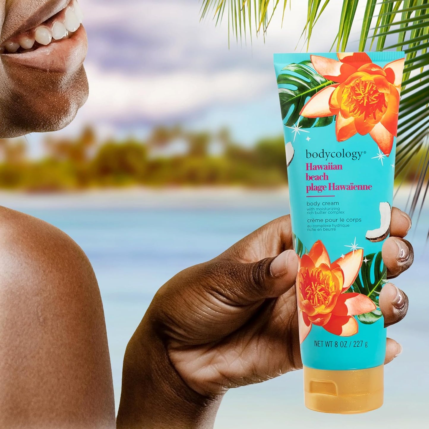 Shea Butter Body Cream - Hawaiian Beach Scent | 8 oz Moisturizer
