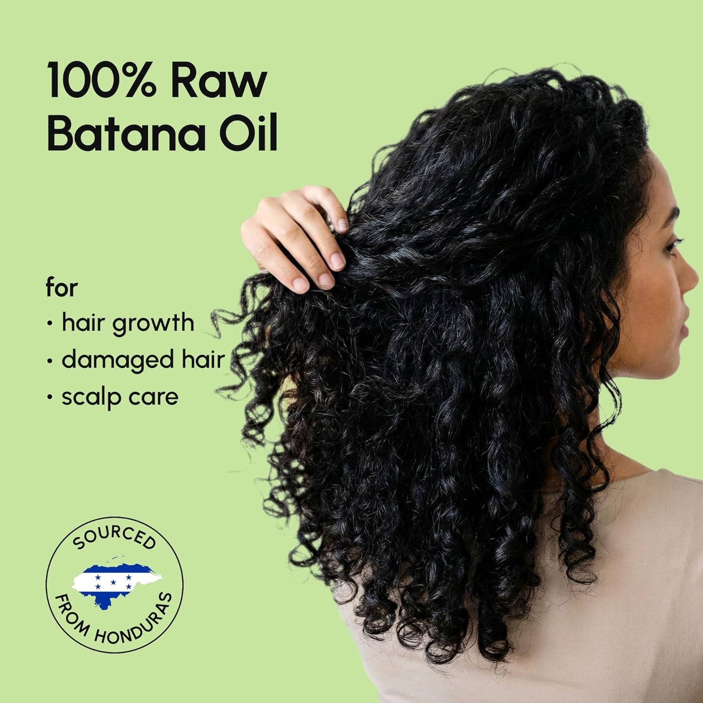 Batana Oil for Hair Growth - 100% Natural Raw Oil Paste | Density & Thickness for Women & Men