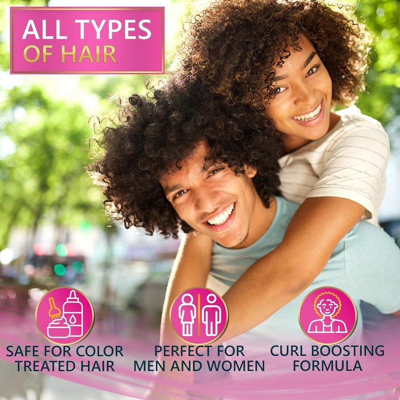 Curly Hair Shampoo & Conditioner Set - Sulfate-Free, Curl Defining | Deep Moisturizing for Wavy & Frizzy Hair