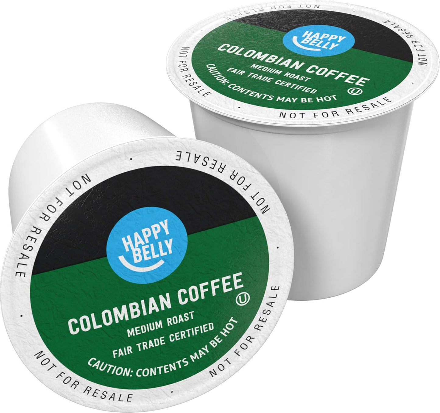 Happy Belly Dark Roast Coffee Pods - Compatible with Keurig 2.0 | 100 Count