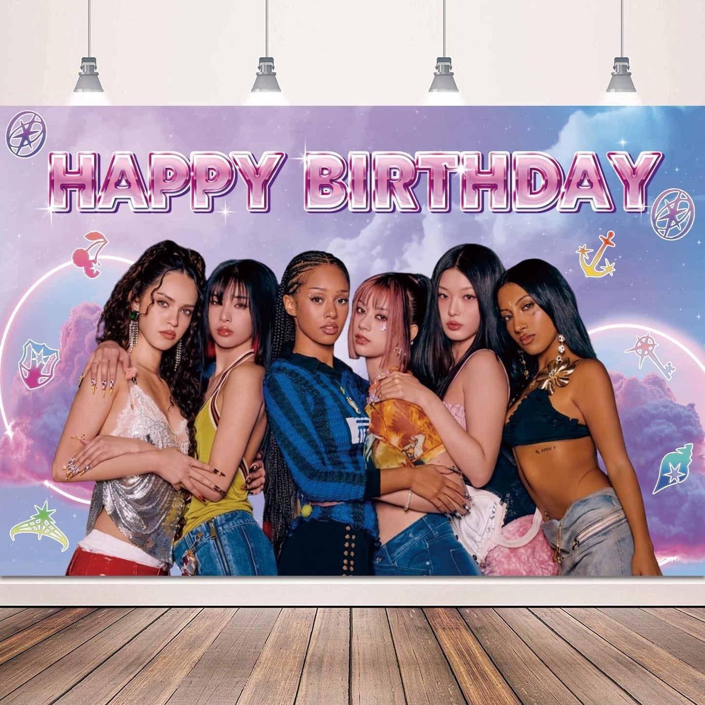 Birthday Decorations Banner - Music Theme Backdrop 5x3Ft | Perfect for Photo Booths & Celebrations