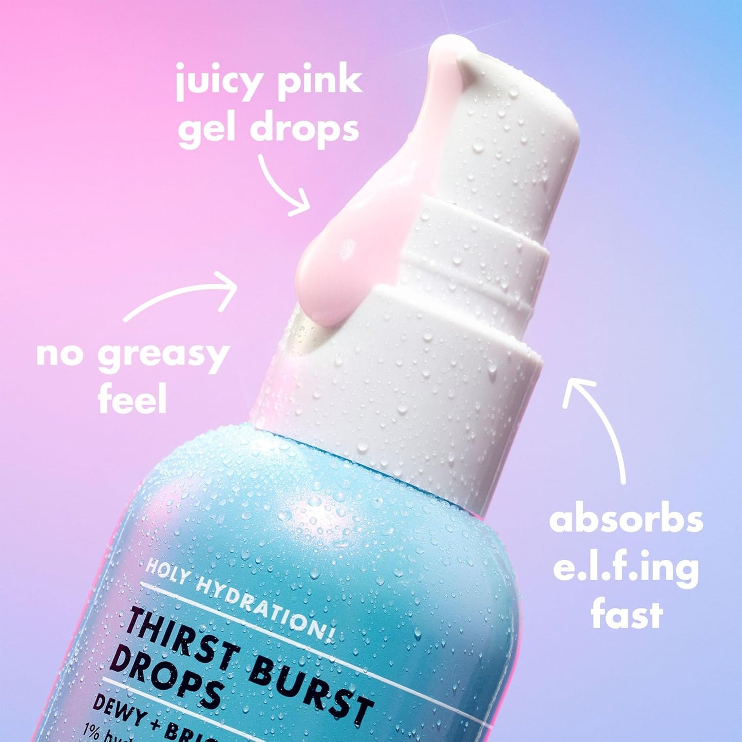 e.l.f. SKIN Hydration Serum - Instant Radiant Complexion with Hyaluronic Acid | Vegan & Cruelty-Free Mini Drops