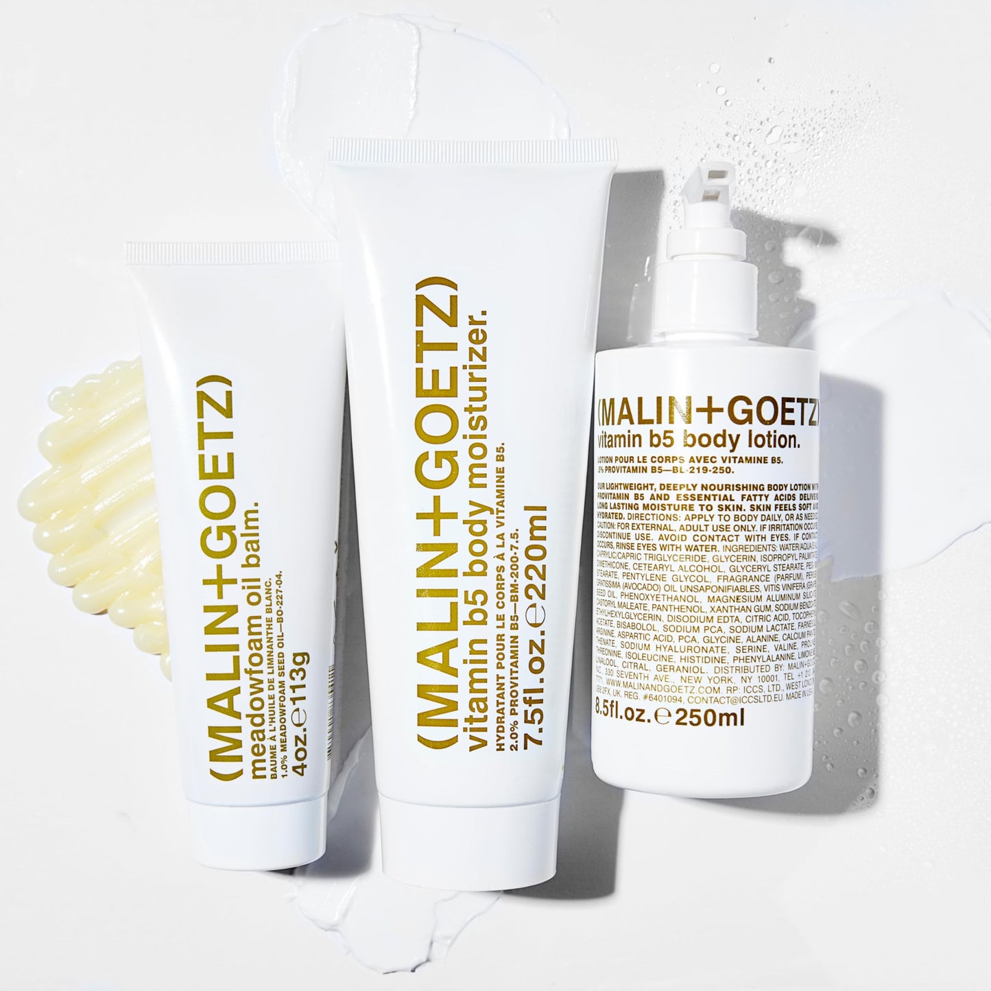 MALIN+GOETZ Vitamin B5 Body Lotion, Lightweight Daily Moisturizer with Avocado & Grapeseed Oils, Hydrating, Nourishing, Long-Lasting & Bergamot Scented, Vegan, Cruelty-Free