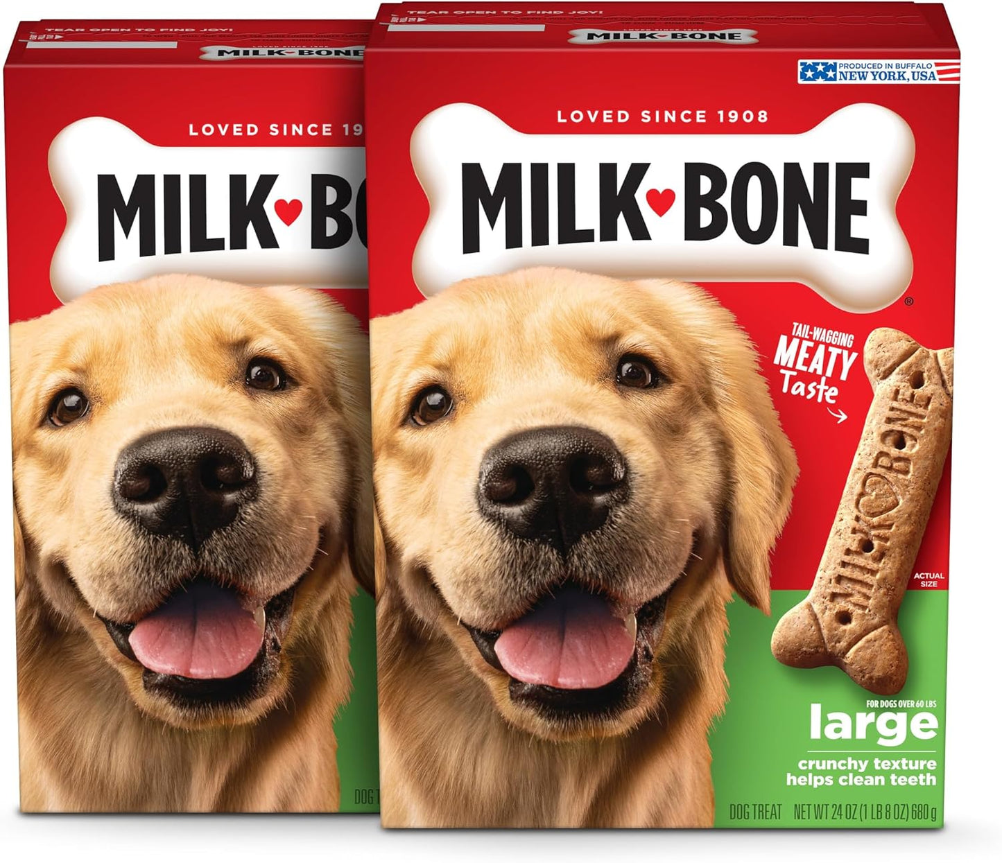 Milk-Bone Original Dog Treats - Crunchy Biscuits for Medium Dogs | 10 lb Bag