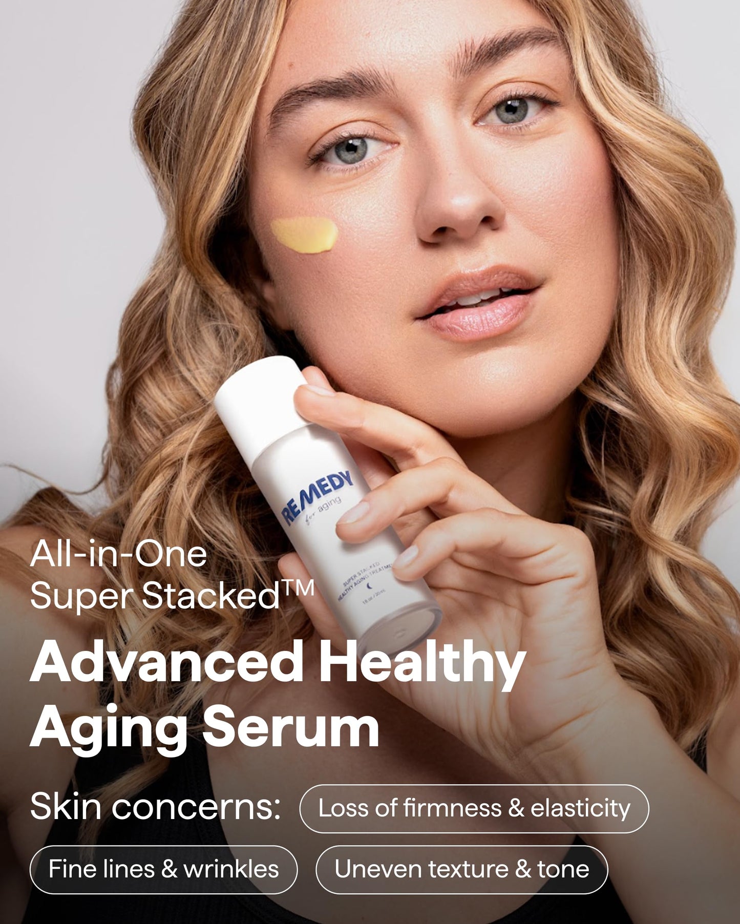 Remedy for Healthy Aging - Retinal, Resveratrol, Glycolic Acid, Argireline, Ferulic Acid, Matrixyl 3000 - Anti-Aging Treatment for Wrinkles, Uneven Texture & Tone - By Dermatologist Dr. Shah