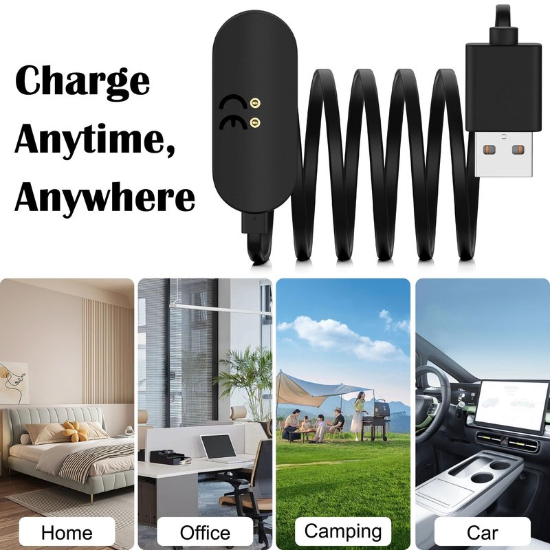 MP mypole Charger USB Cable Dock for Replacement Accessories (with Extra 3 Screens, 5+2 Cleaning Brushes)