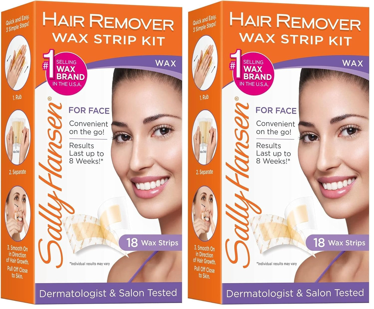 Sally Hansen Microwavable Wax Starter Kit - Hair Removal for Body, Legs & Bikini | Vegan & Dermatologist Tested