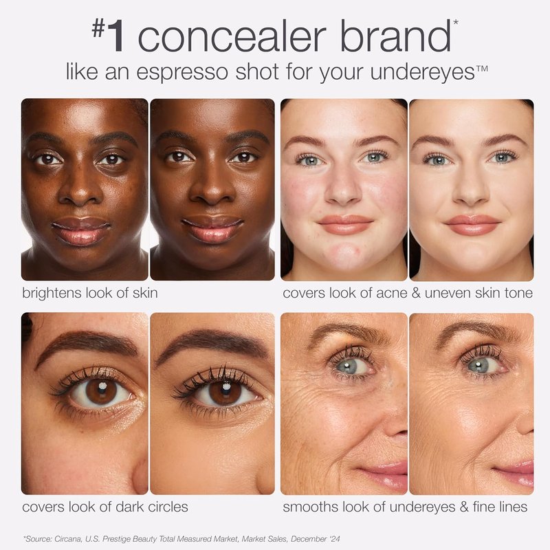 Tarte Shape Tape Concealer - Full Coverage, Hydrating Matte Finish | Vegan, 24HR Wear for Redness & Fine Lines