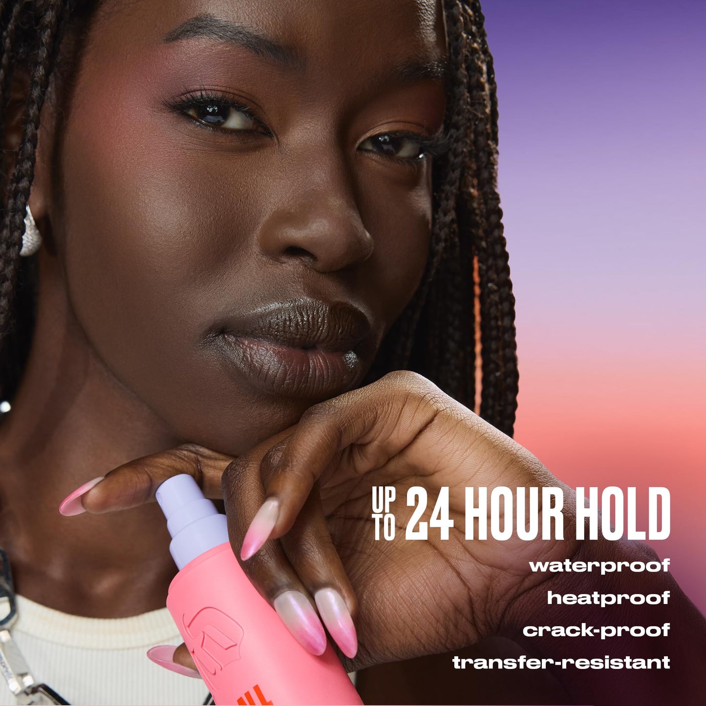 Urban Decay All Nighter Waterproof Makeup Setting Spray - Blurring Matte Finish, Up to 24HR Wear, Ultra-Fine Facial Mist, Mattifying Oil Control Face Primer, Smudge-Proof, Transfer-Resistant - 4 fl oz