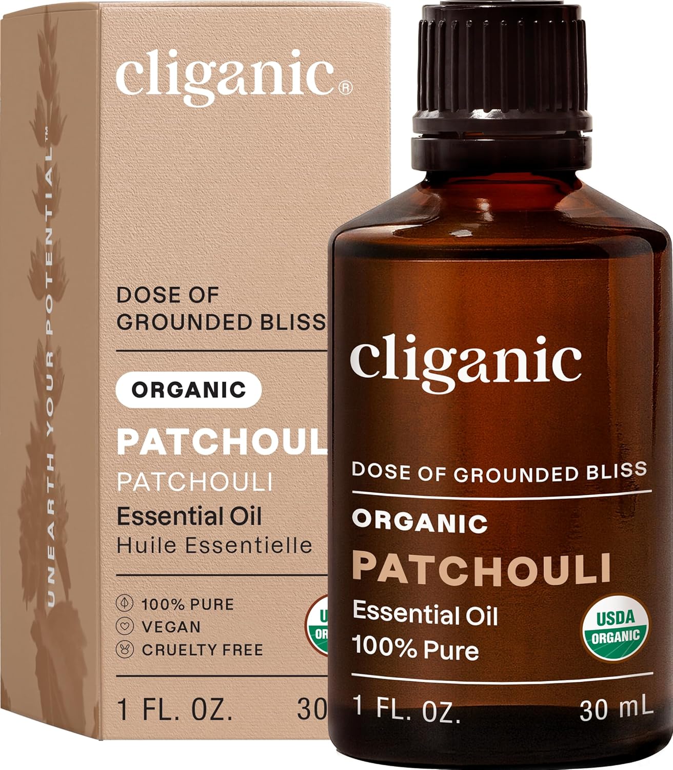 Cliganic Organic Lavender Essential Oil - 100% Pure Aromatherapy Oil | Non-GMO, 15ml
