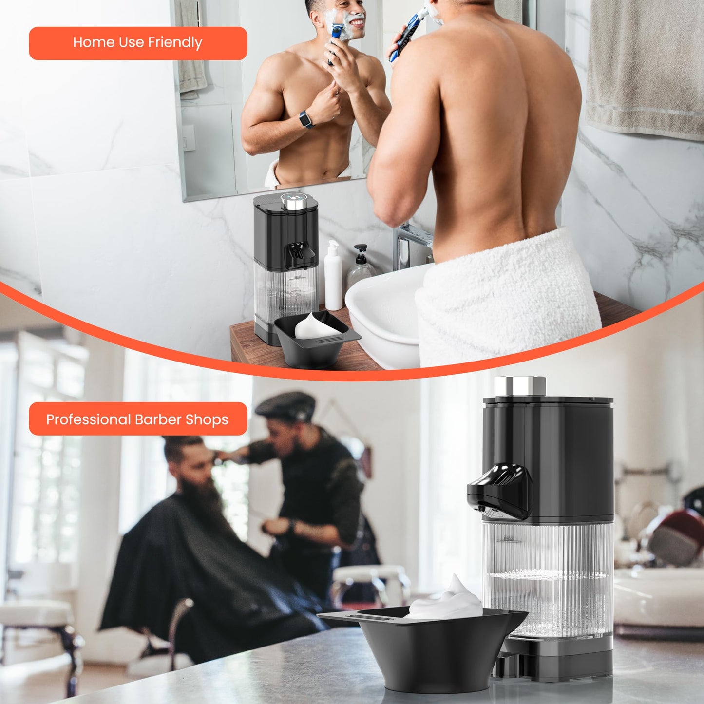 TASALON Professional Automatic Hot Lather Machine for Shaving, Barber Shop, Salon & Home Use Shaving Cream Warmer