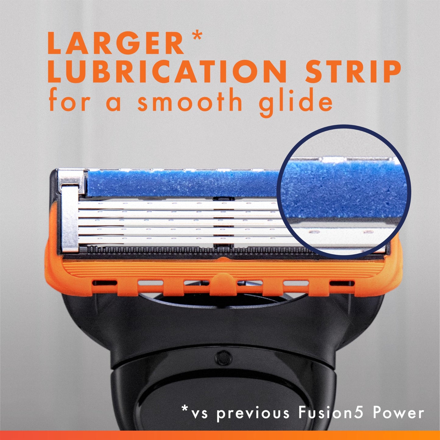 Gillette Fusion5 Power 5-Blade Razor Refills for Men, with Precision Trimmer, 6 Count