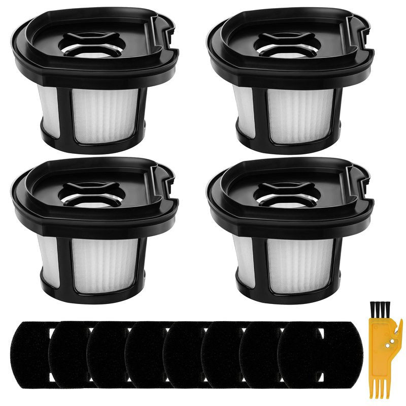 2284W 2390A Vacuum Filter Replacement for Bissell Pet Hair Eraser Filter Hand Vacuum 2390 2389 2579, Compared to Part # 1614212 1614203 1614204 (4 Mesh Filter and 8 Foam Filter)