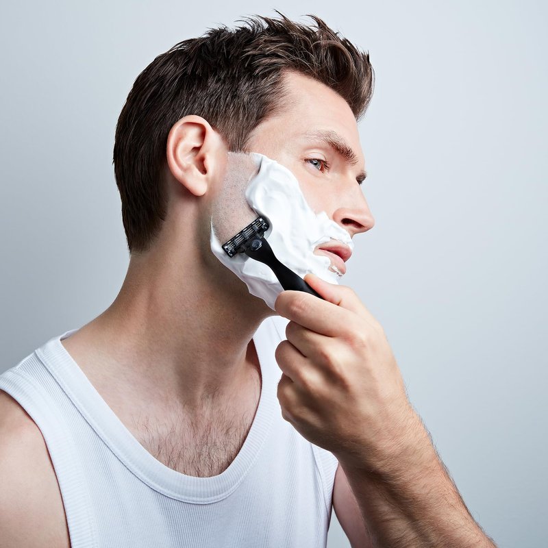 ZWILLING Beauty TWINOX Men’s Facial Razor, Matte Black
