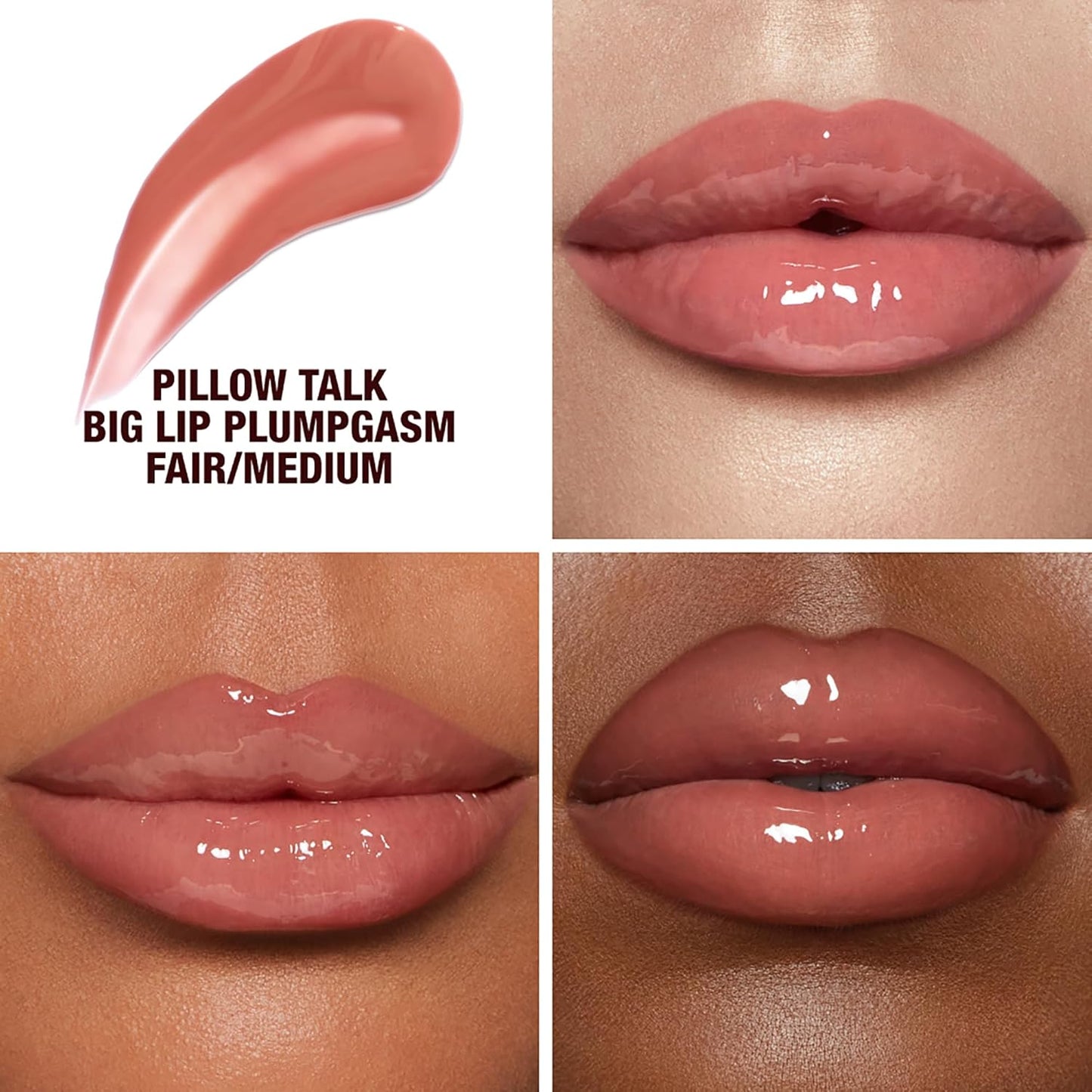 Big Lip Plumpgasm Lip Gloss Gift Set - Hydrating Plumper with Hyaluronic Acid & Heat + Ice Technology | Perfect for Makeup Lovers