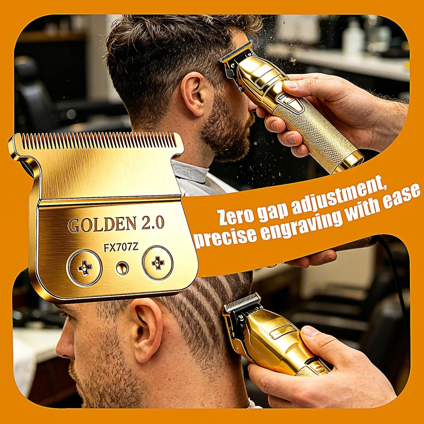 BaByliss PRO Replacement Blade - Compatible with FX787, FX799 & LoPROFX FX726, FX729 | Gold - 2PCS