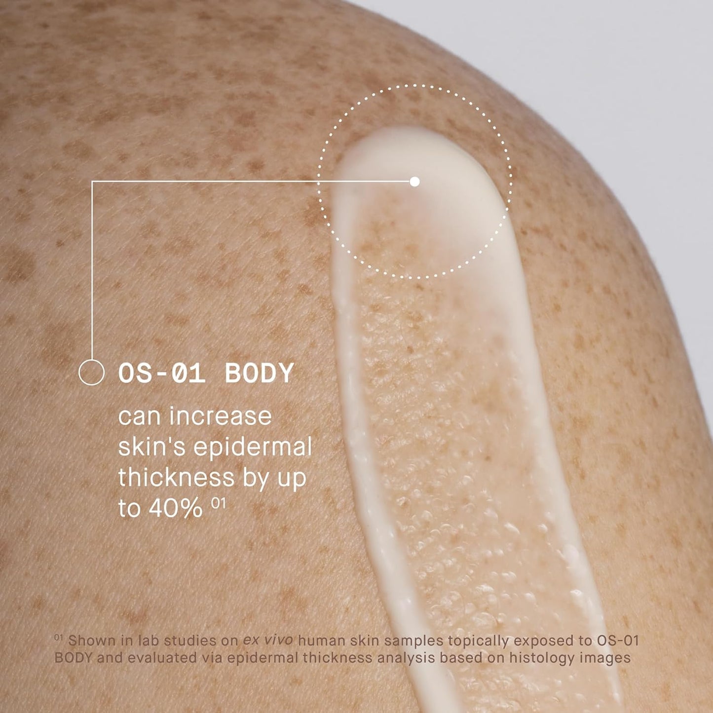 OneSkin BODY OS-01 Peptide Moisturizer - Age Reversal & Skin Longevity | Fragrance-Free, 250 mL / 8.45 oz