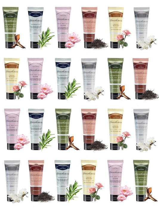 Hand Cream Set - 24 Travel Size Moisturizing Lotions for Dry Skin | Perfect Holiday Gift for Women