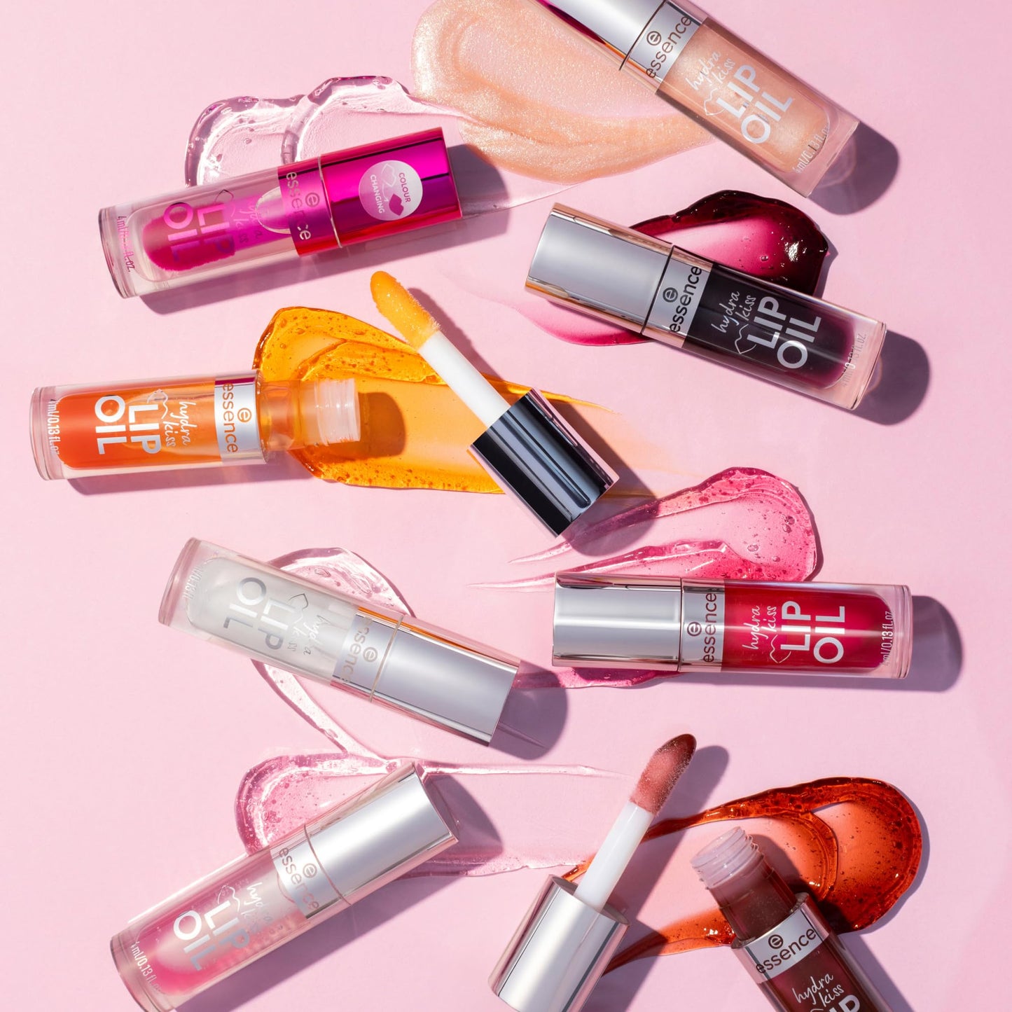 essence Hydra Kiss Lip Oil, Tinted Glimmer Finish (09 | Cookie Sparkle)
