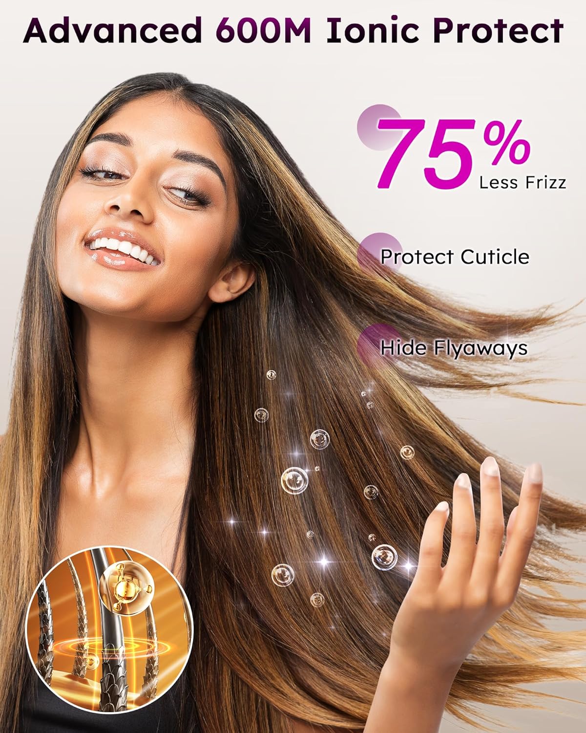 8-in-1 Air Styler Pro - Hair Dryer Brush & Auto-Wrap Curlers | High-Speed 110,000 RPM Motor, No Heat Damage Gift Set for Women