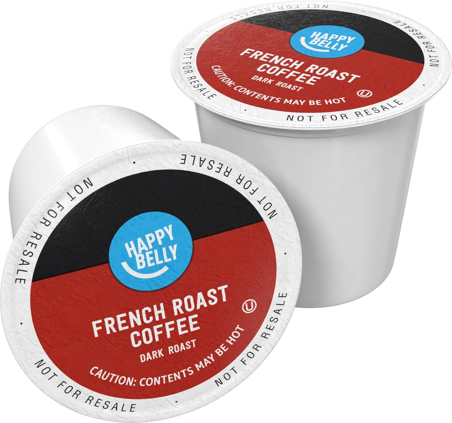Happy Belly Dark Roast Coffee Pods - Compatible with Keurig 2.0 | 100 Count