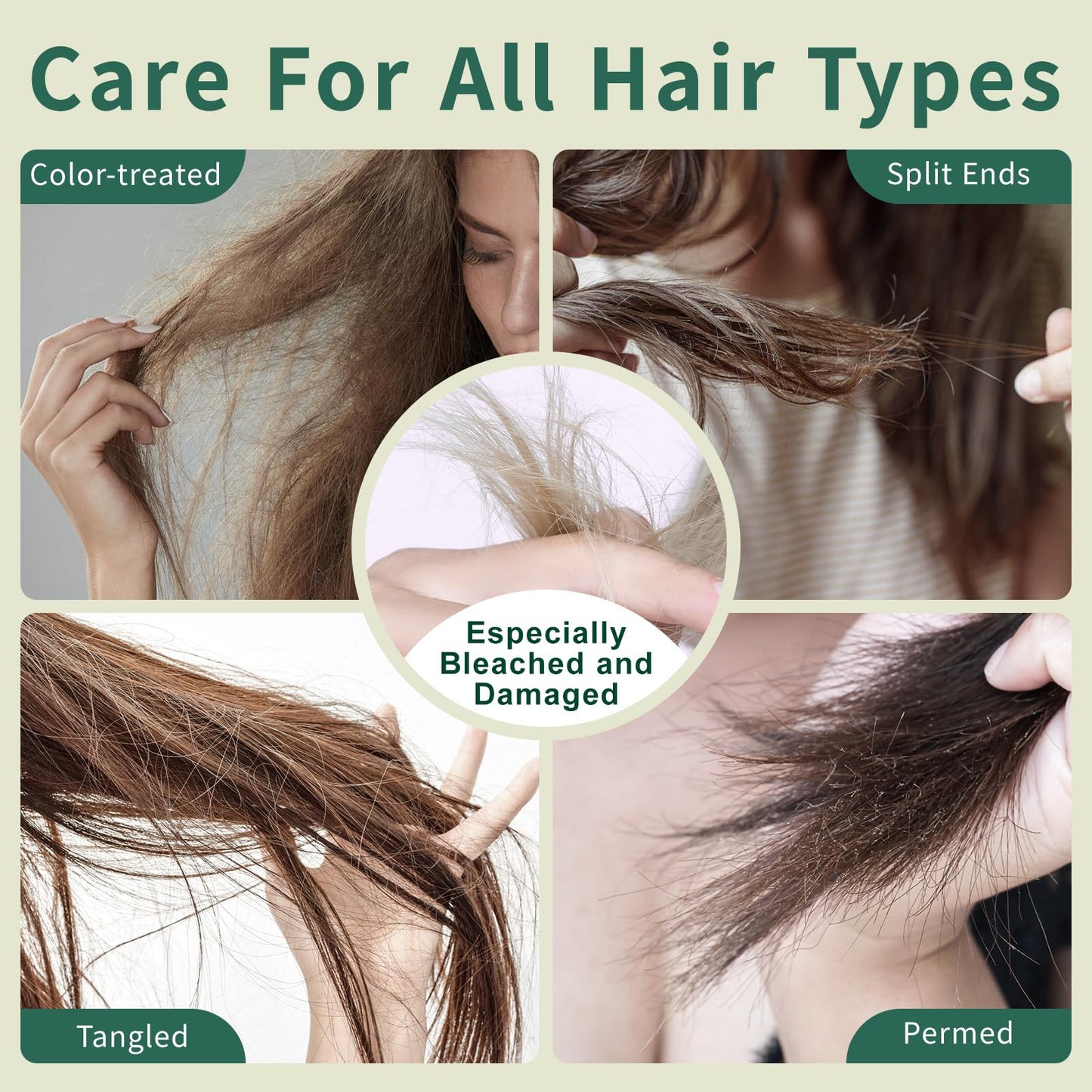 Amifiy Keratin Hair Mask, Multi-care Deep Conditioning Hair Mask for Dry Damaged Hair, Anti-Frizz, Intensive Hydrating & Repairing Deep Conditioner for Strong, Smooth and Silky Hair, 8 Fl Oz