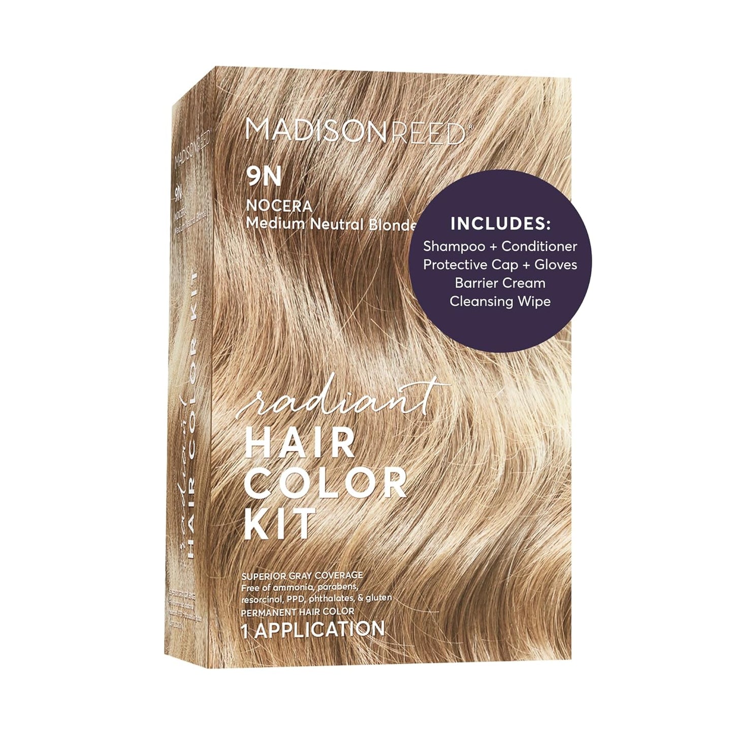 Madison Reed Radiant Hair Color Kit - 5RV Dark Garnet Red | Vivid Permanent Dye for Bold Color & Maximum Shine